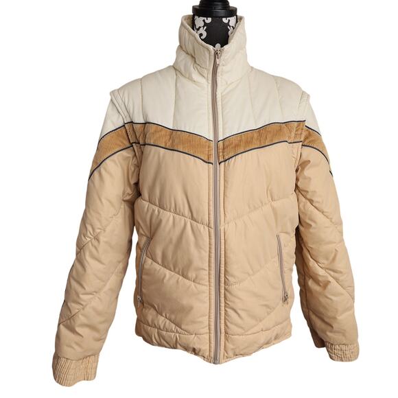 jcpenney Other - Vintage 80s Retro Americana Western Style 2-in-1 Vest Coat Removable Sleeves - M